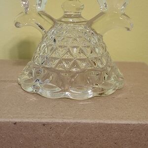 Elegant Clear Glass Art Piece